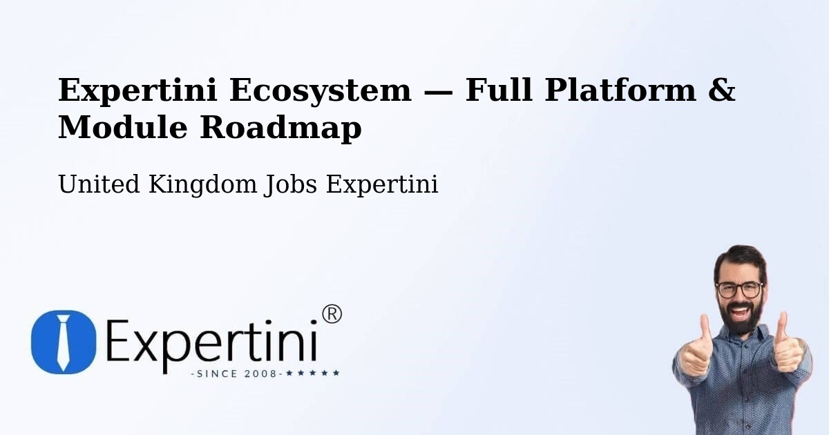 Expertini Ecosystem — Full Platform & Module Roadmap – Sonning Common